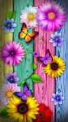 desktop-wallpaper-colors-flowers-pink-green-blue-yellow-wooden-wall.jpg